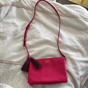 Kate Spade cross-body hot pink